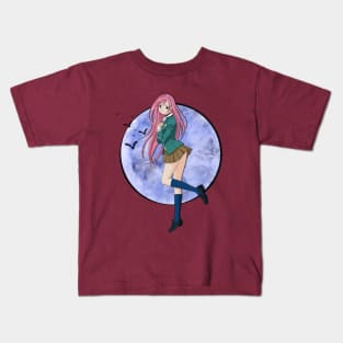 Rosario + Vampire - Outer Moka Kids T-Shirt